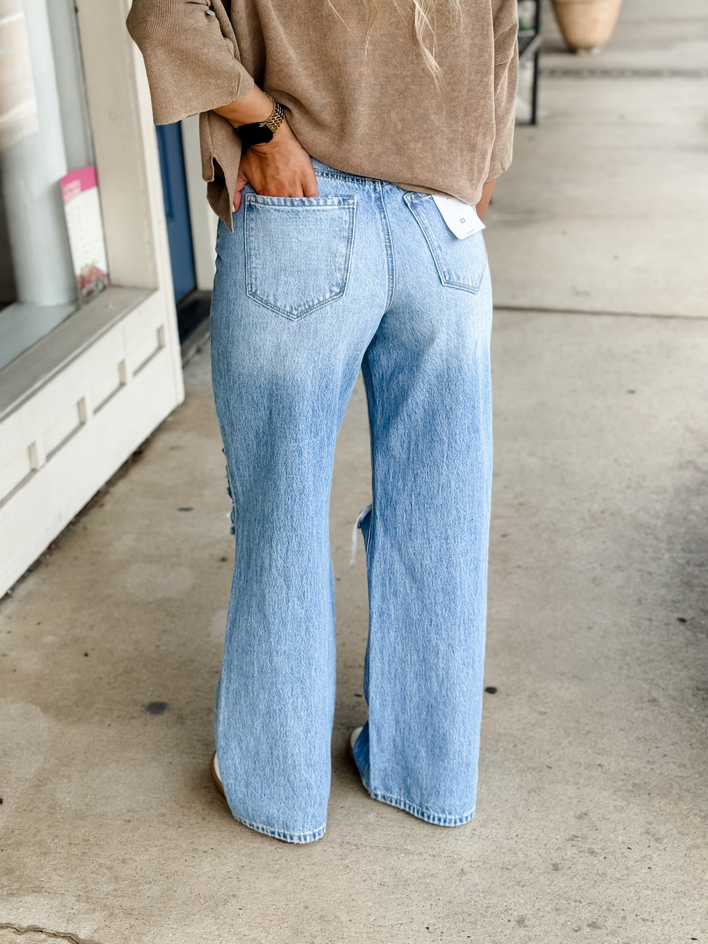 Hometown Roots Wide Leg Jean
