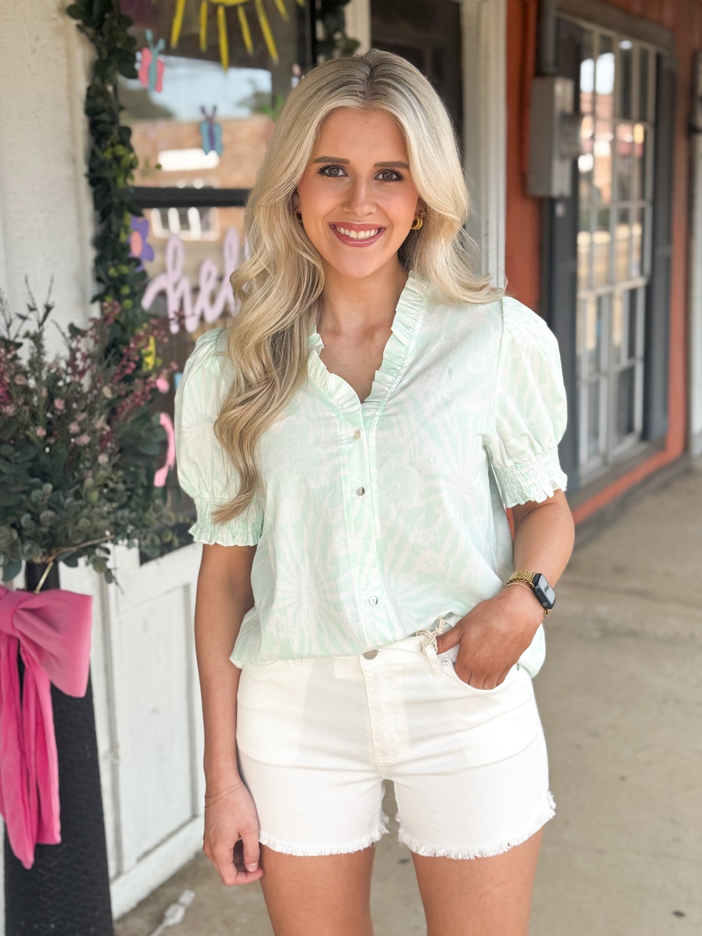 Near To Paradise Denim Shorts