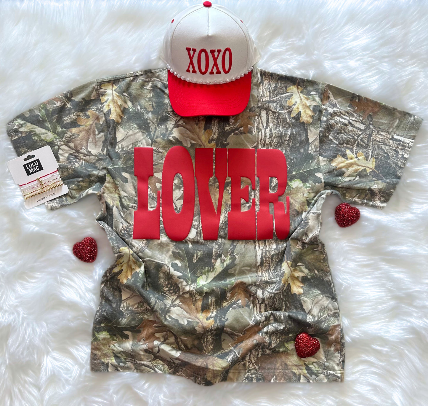 Lover Camo Puff Tee