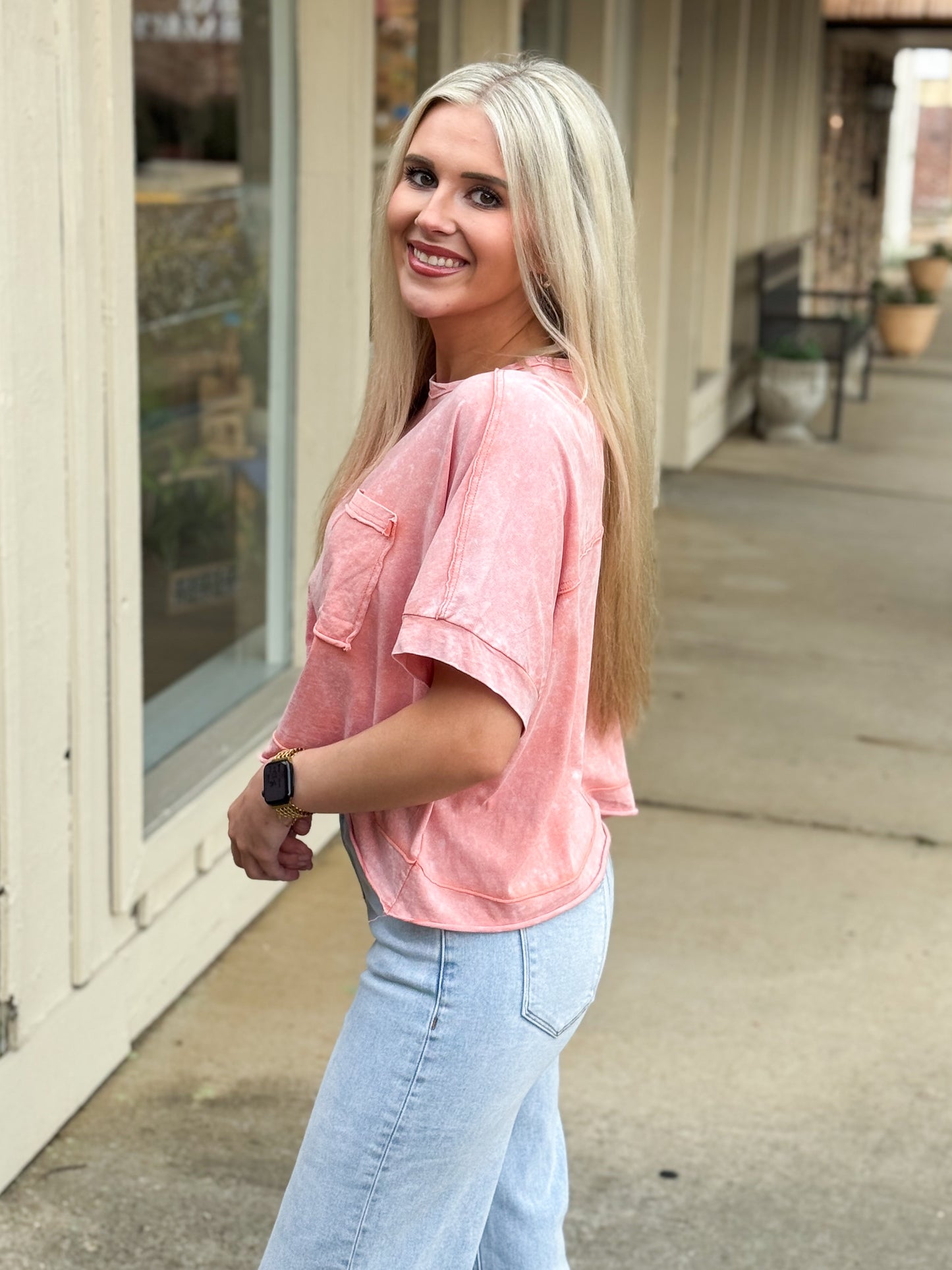 Count Me In Top PEACH