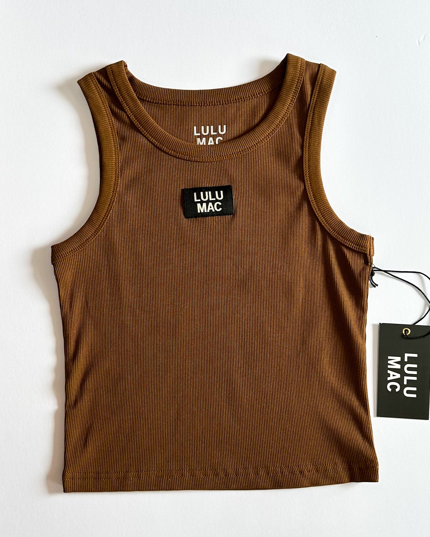 Lulu Mac Solid Tank BROWN