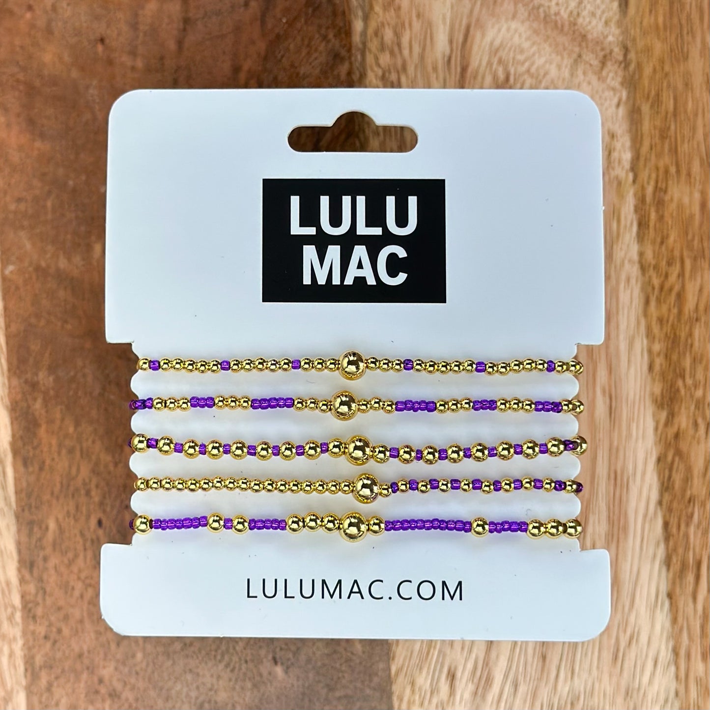 Lulu Mac Bracelet Set PURPLE