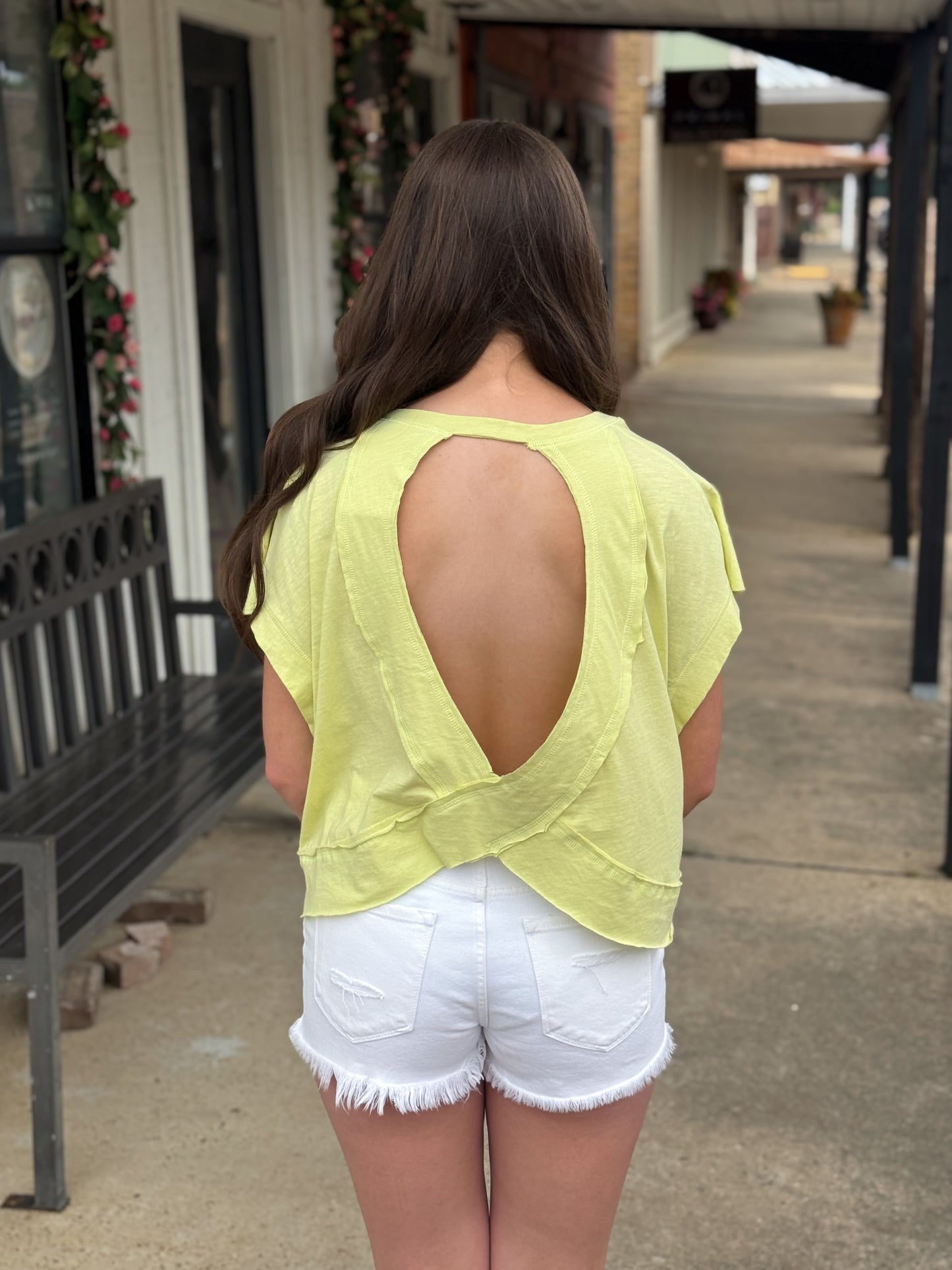 Out & About Top LIME