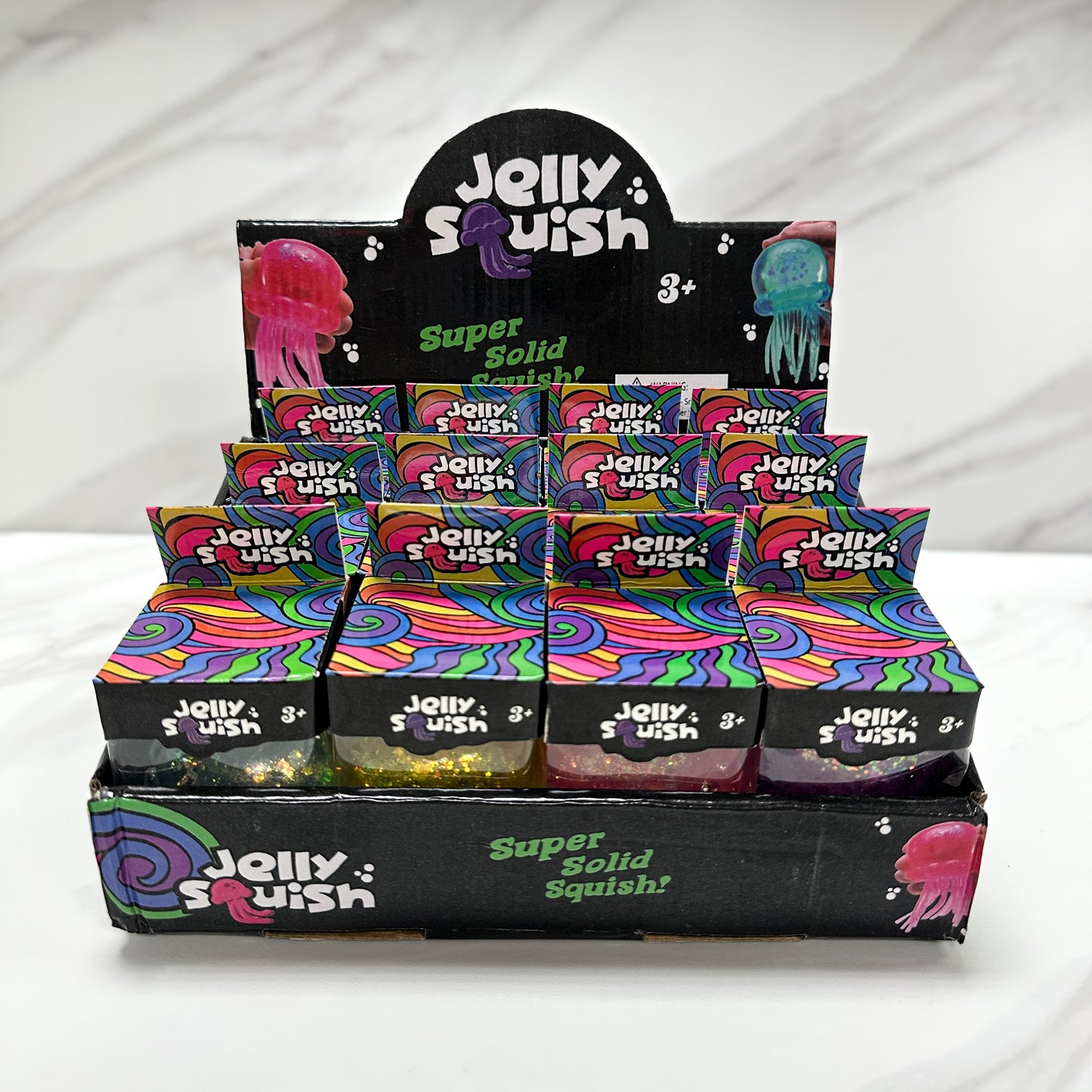 Jelly Squish Glitter Squishy