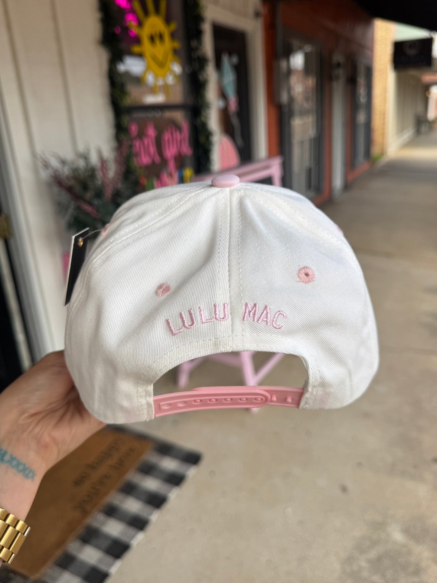 Lulu Mac Trucker Hat LIGHT PINK