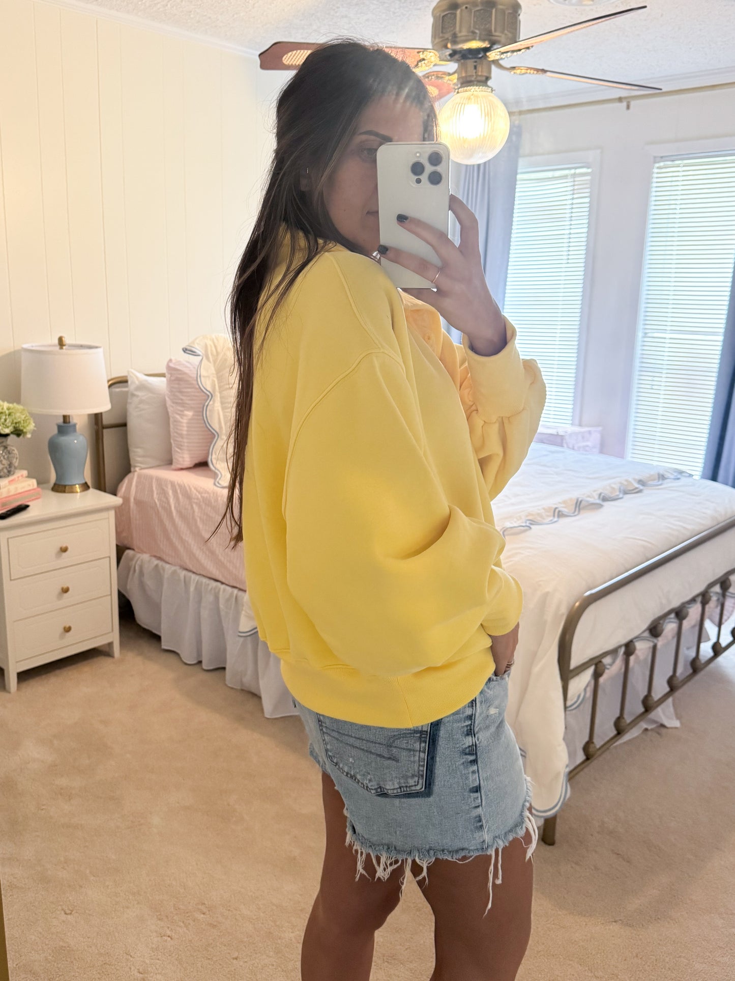 Carefree Cutie Pullover YELLOW