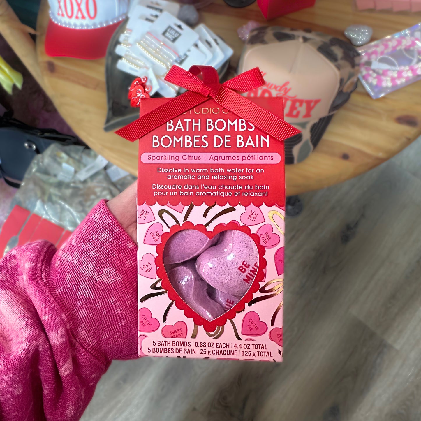 Sweet Candy Hearts Bath Bombs