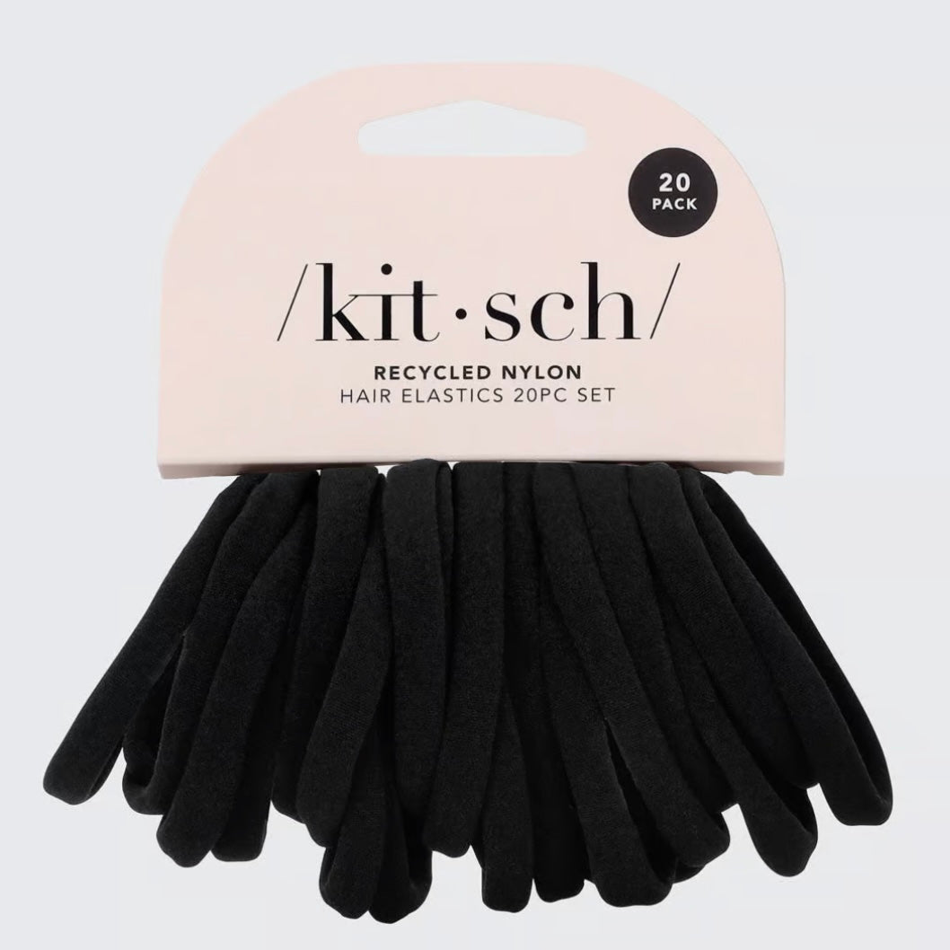 Black Nylon Elastics Set