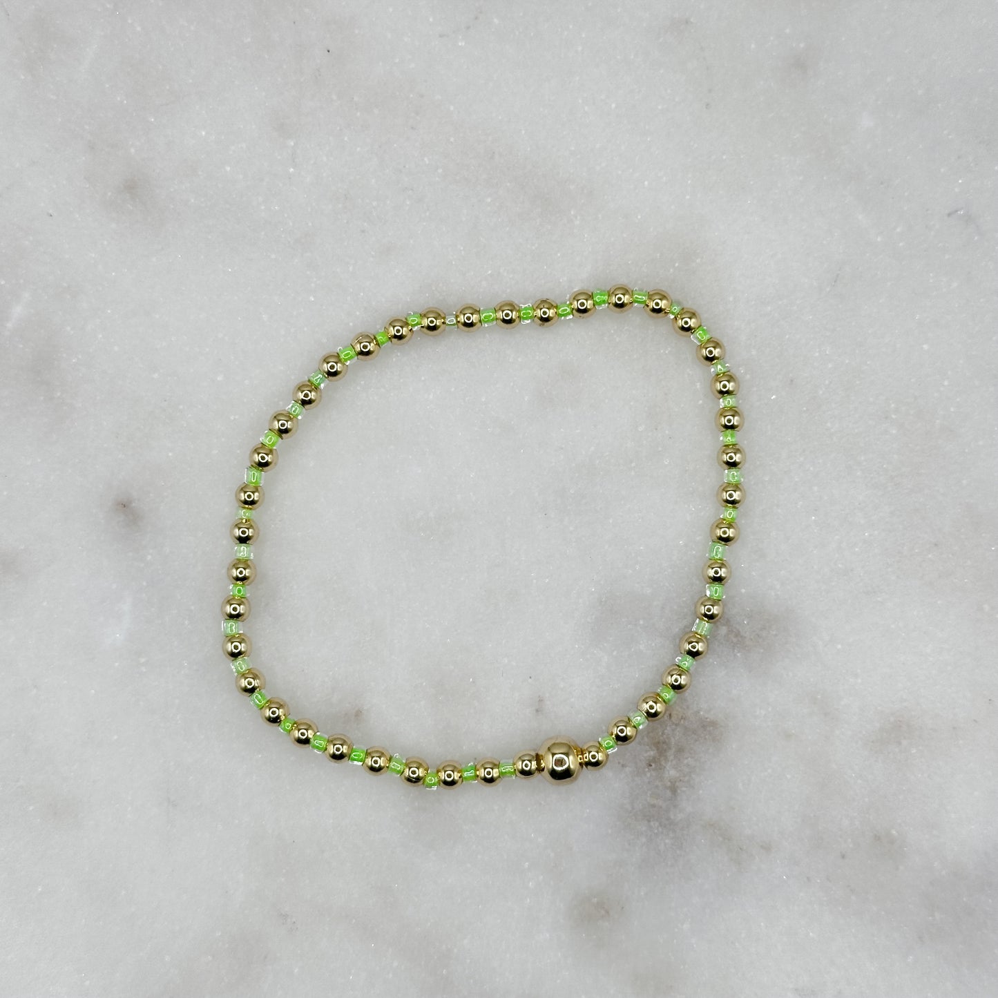 The Poppy Bracelet APPLE GREEN