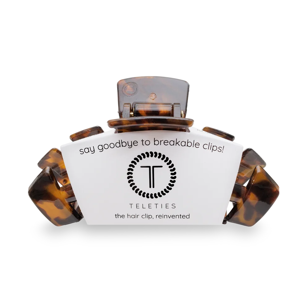 Teleties Classic Tortoise Claw Clip | Large