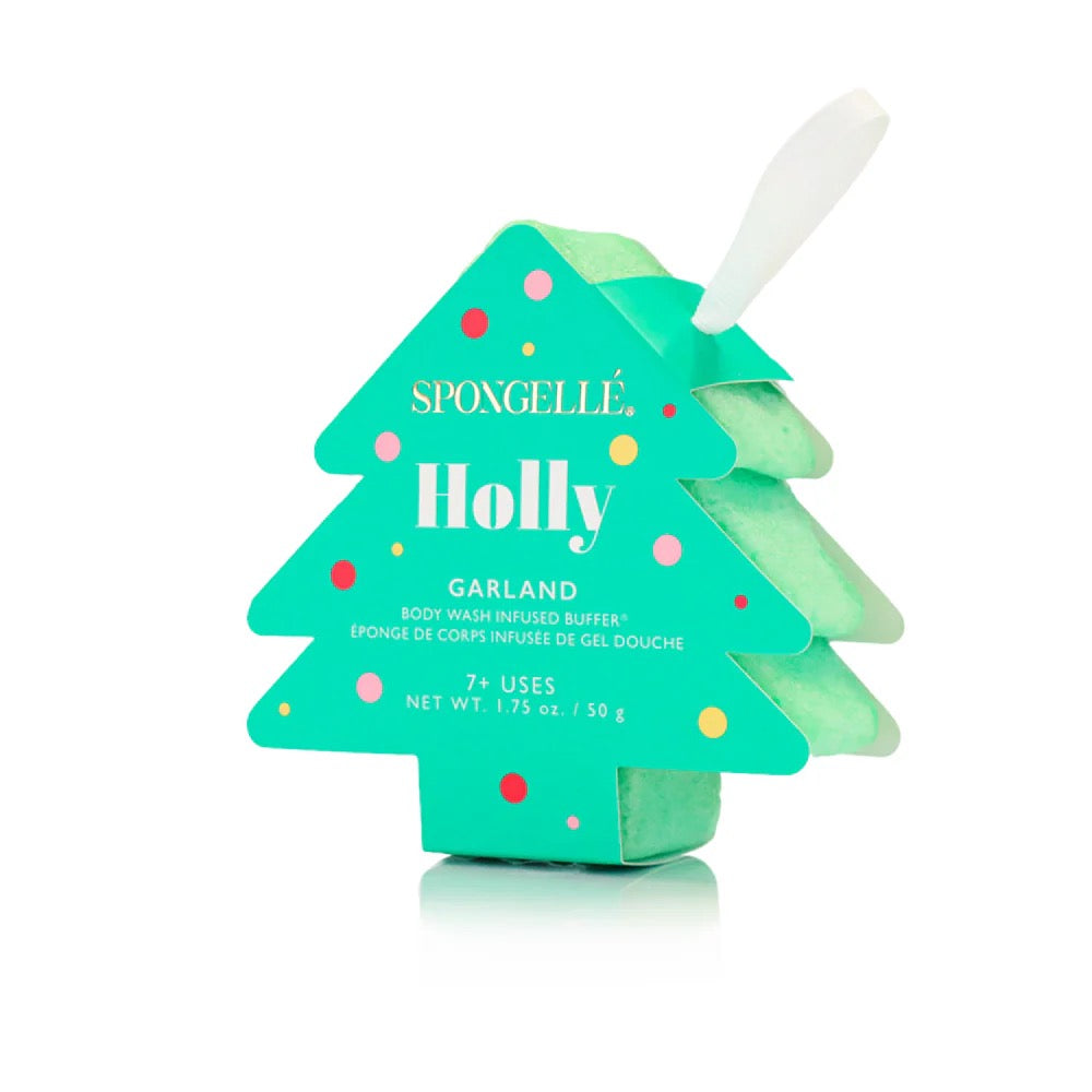 Spongelle Christmas Tree Sponge GARLAND