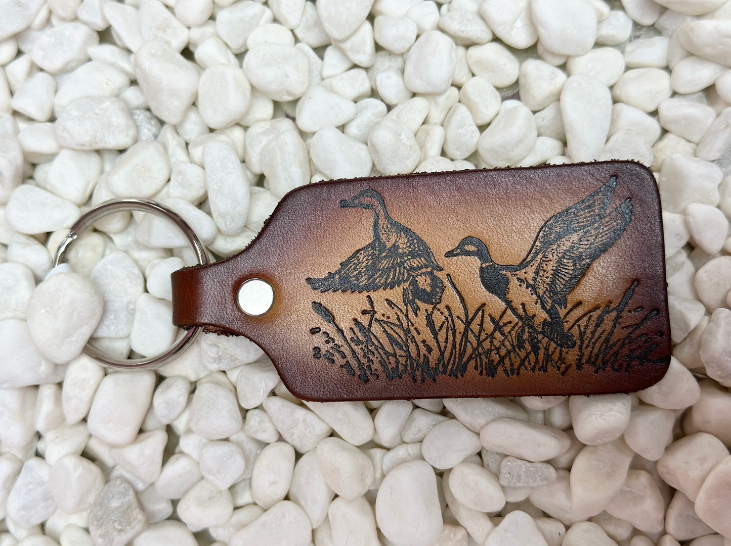 Leather Keychain DUCK