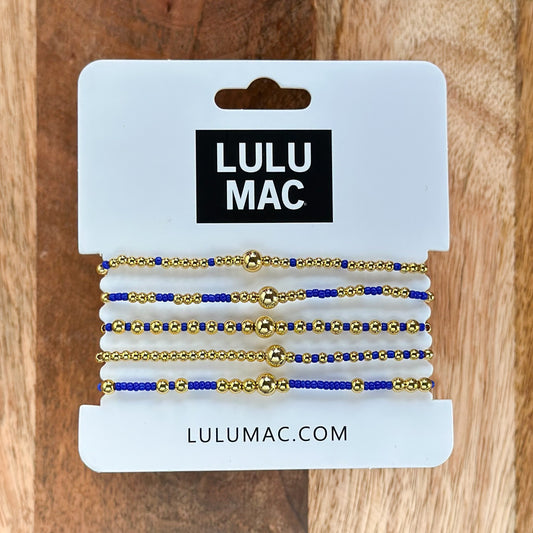 Lulu Mac Bracelet Set ROYAL BLUE