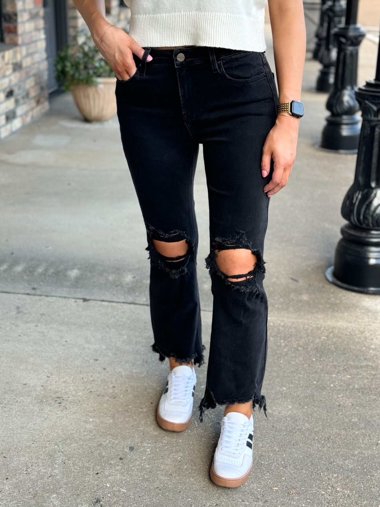 Bring The Heat Crop Jeans