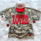 Lover Camo Puff Tee
