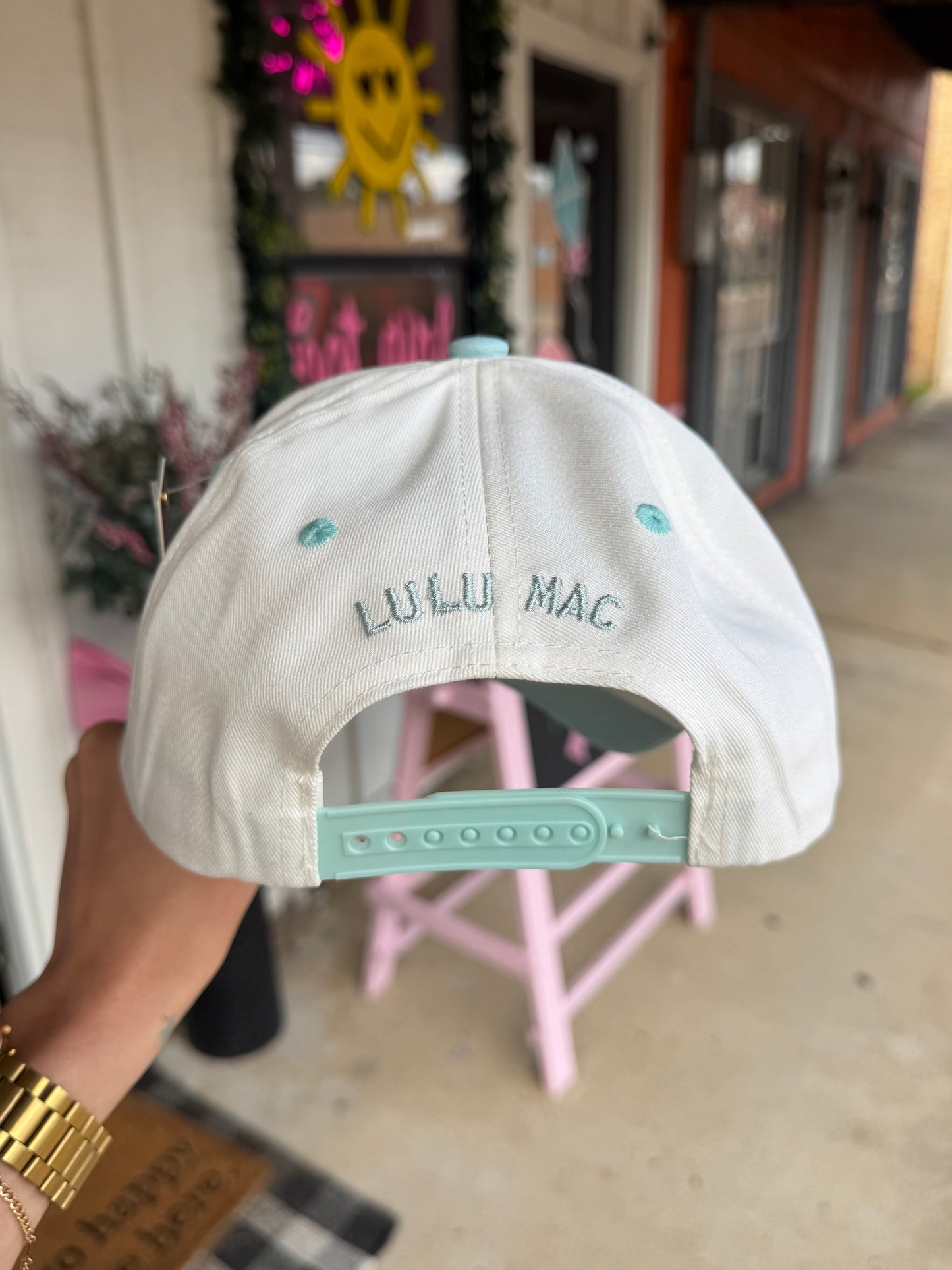 Lulu Mac Trucker Hat LIGHT BLUE