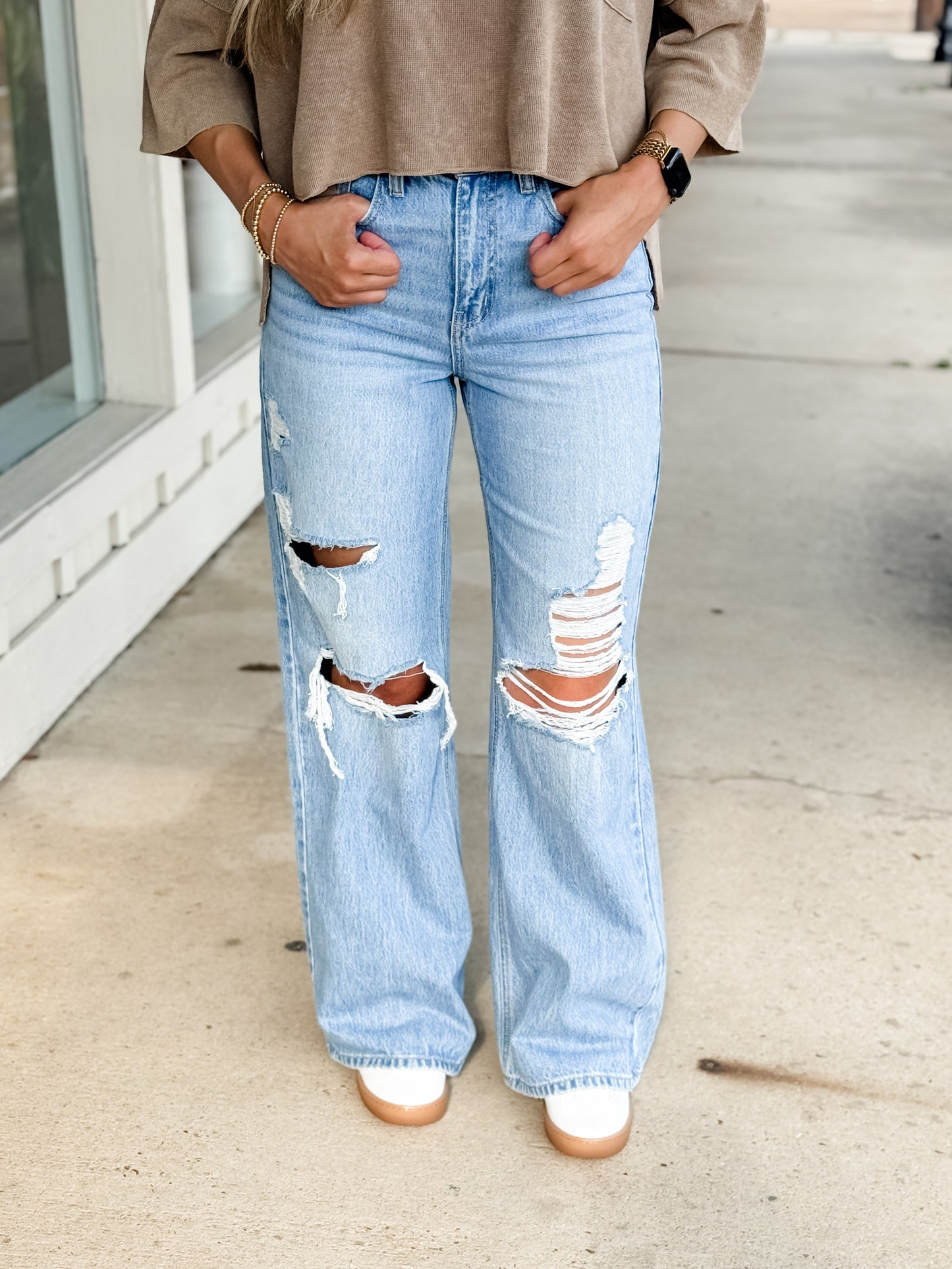 Hometown Roots Wide Leg Jean