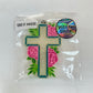 Floral Cross Car Freshie