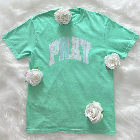Pray Floral Tee