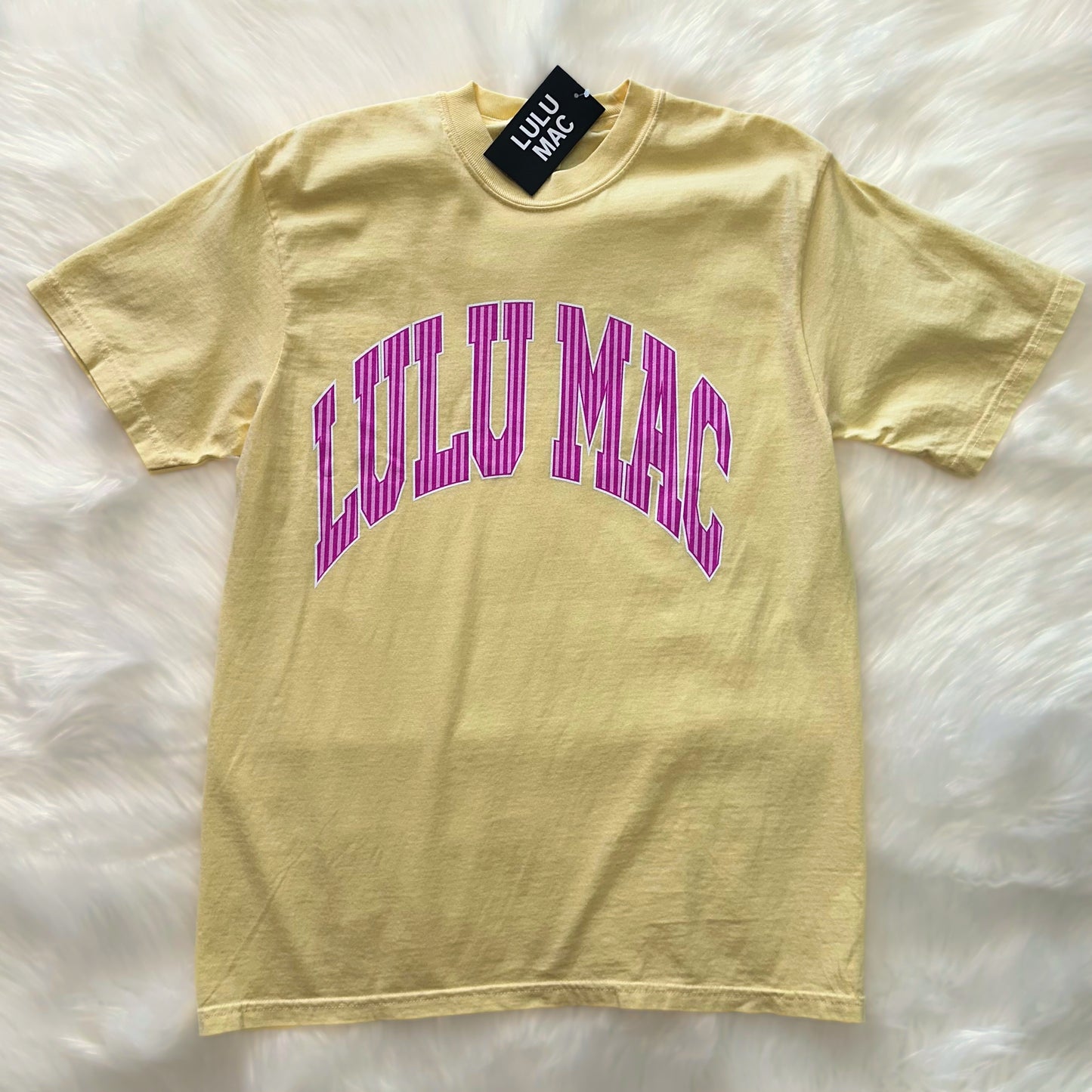Lulu Mac Stripe Tee BUTTER