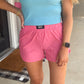 Lulu Mac Solid Shorts BUBBLEGUM