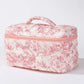 Quilted Cosmetic Bag PINK