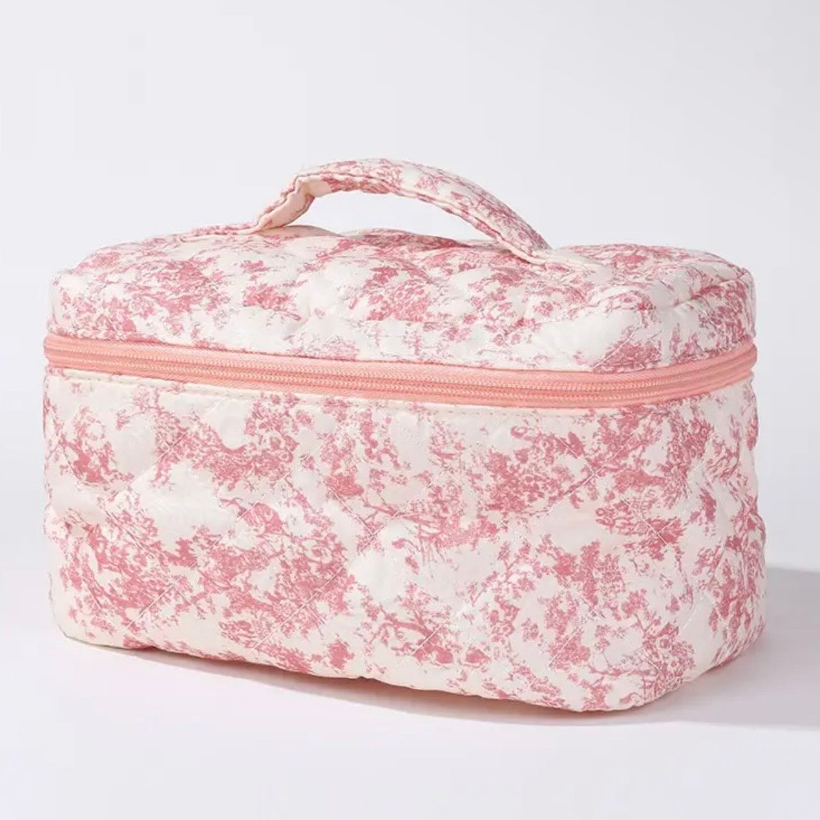 Quilted Cosmetic Bag PINK