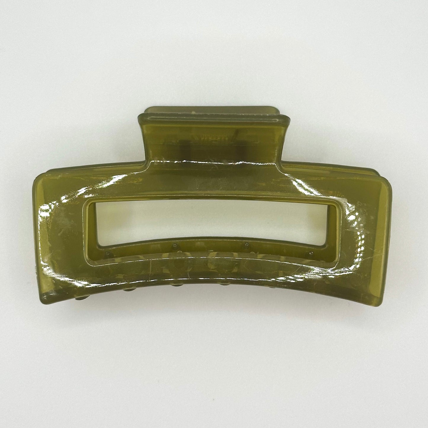 It Girl Medium Clip OPAQUE GREEN