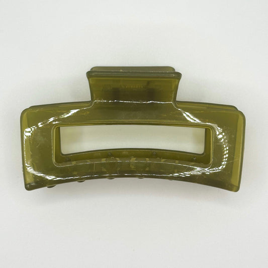 It Girl Medium Clip OPAQUE GREEN