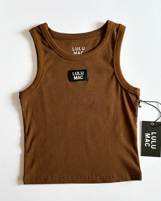 Lulu Mac Solid Tank BROWN