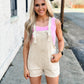 In The Moment Tie Romper BEIGE