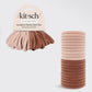 Seamless Elastic Hair Ties | 20 pc - Blush