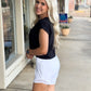 Hot To Trot Shorts WHITE