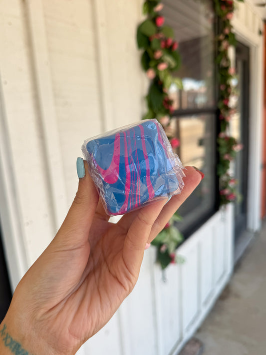 Stress Cube Squishy PINK/BLUE