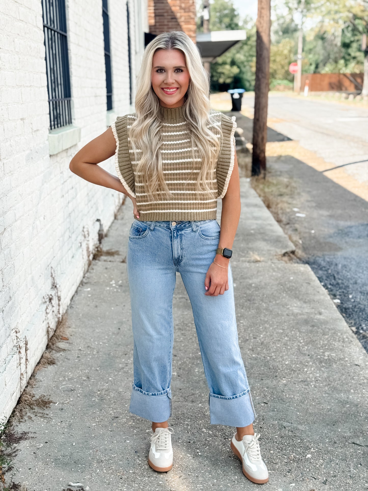 Playin’ For Keeps Cuff Jean