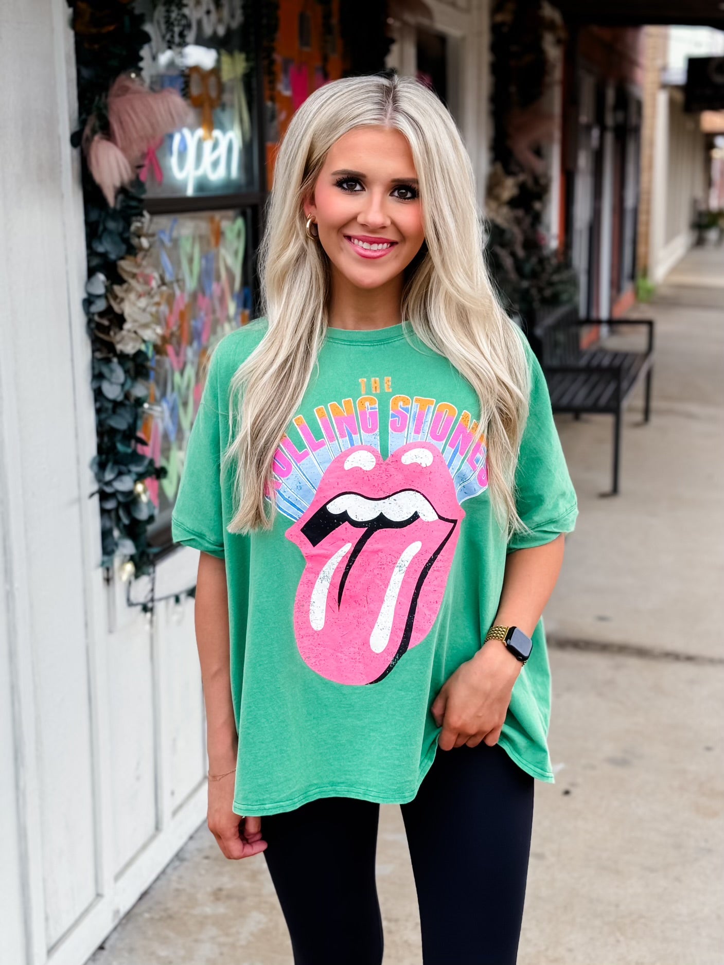 The Rolling Stones Oversized Graphic Tee