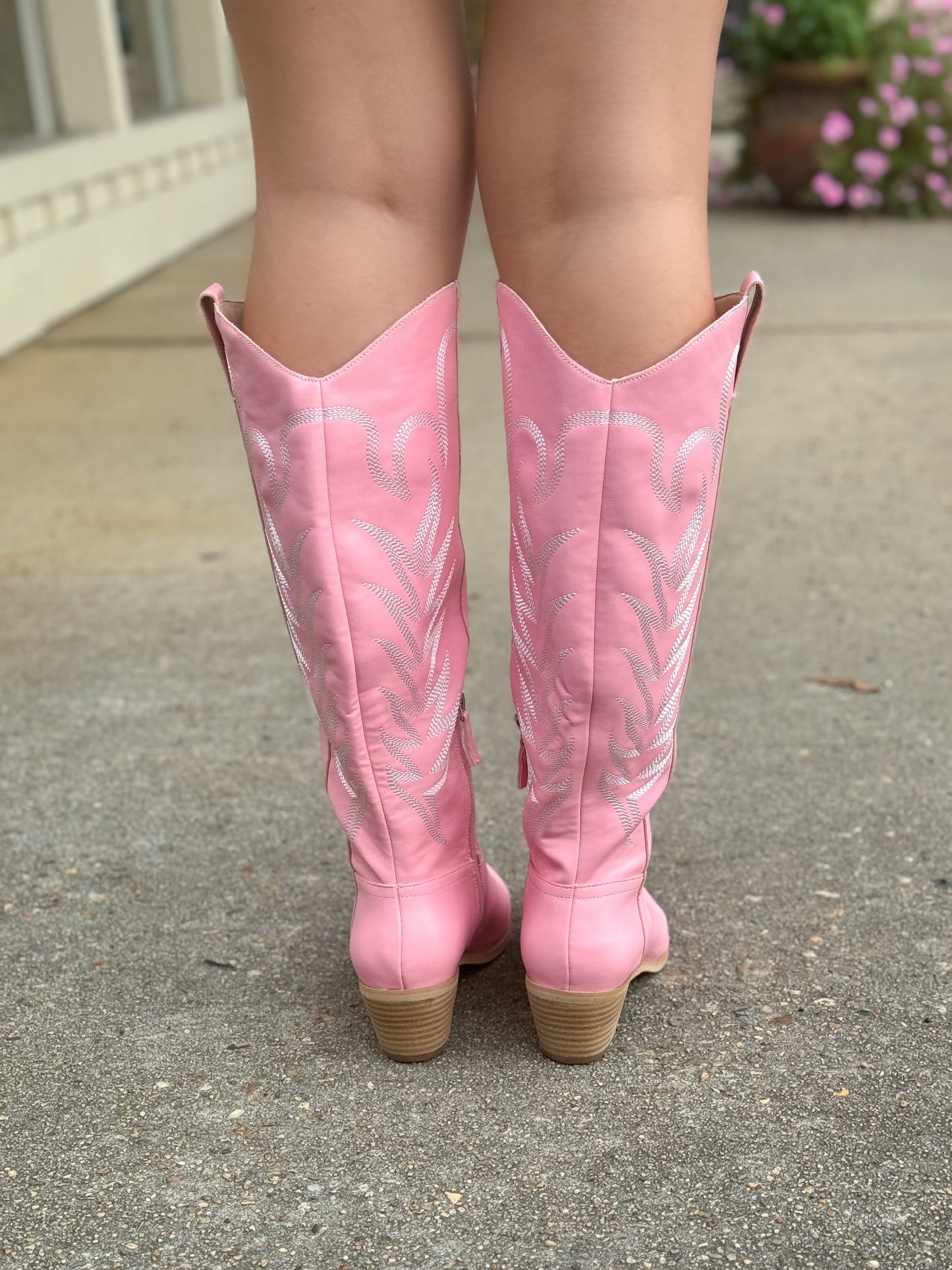 Queen Dolly Western Boots PINK