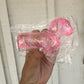 Glitter Weenie Dog Squishy PINK