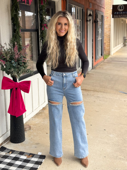 Ready For It Rhinestone Jean