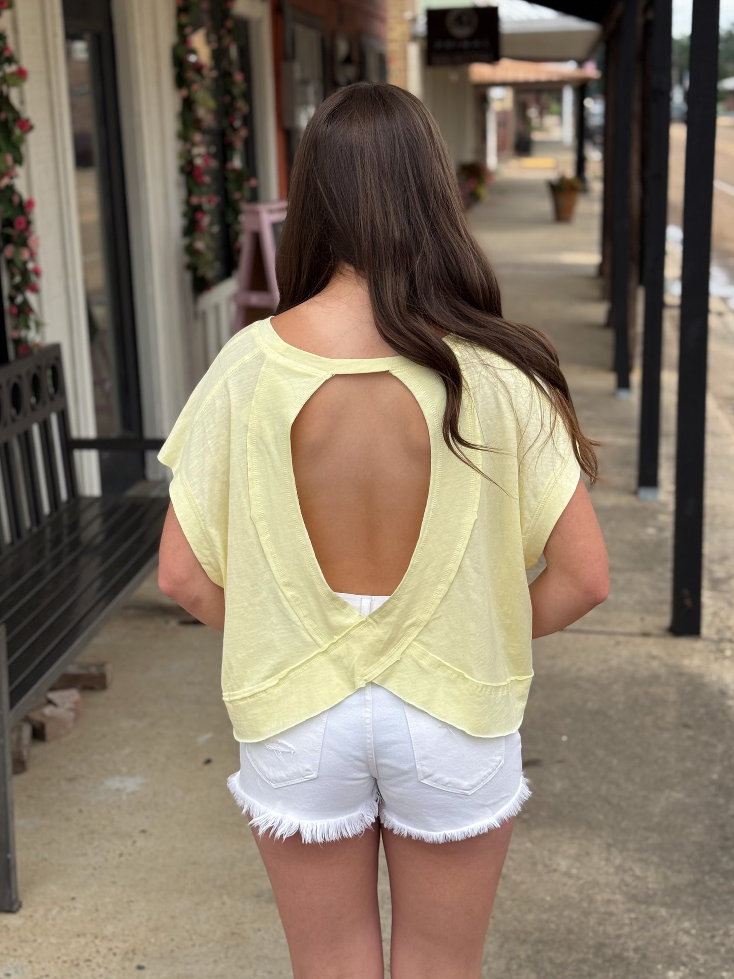 Out & About Top BUTTER