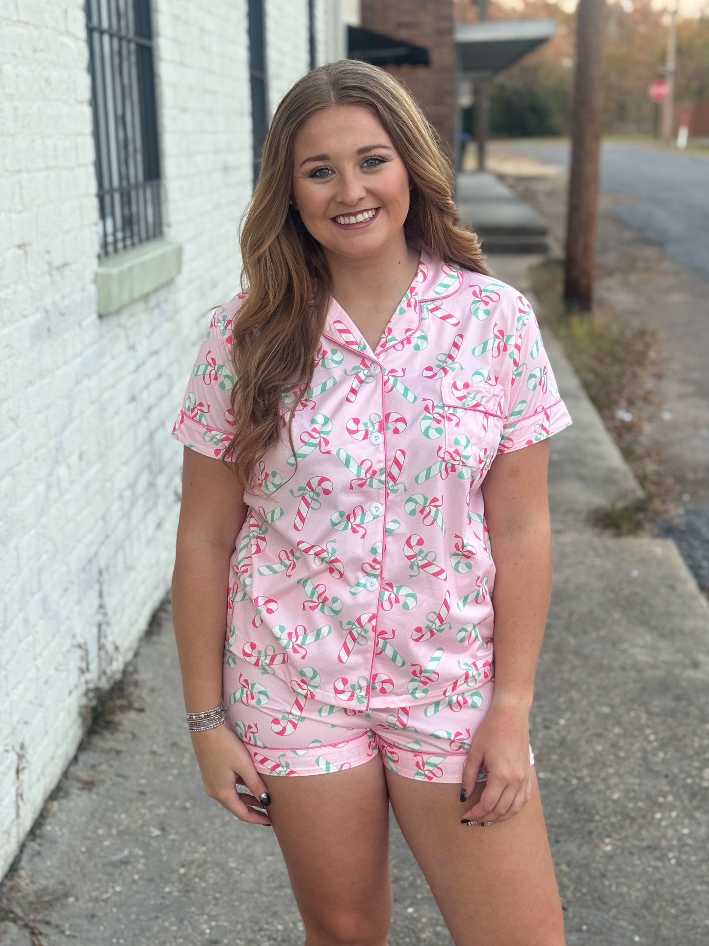 Candy Cane Lane Pajama Set