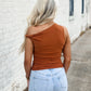 Weekend Crush Top CAMEL