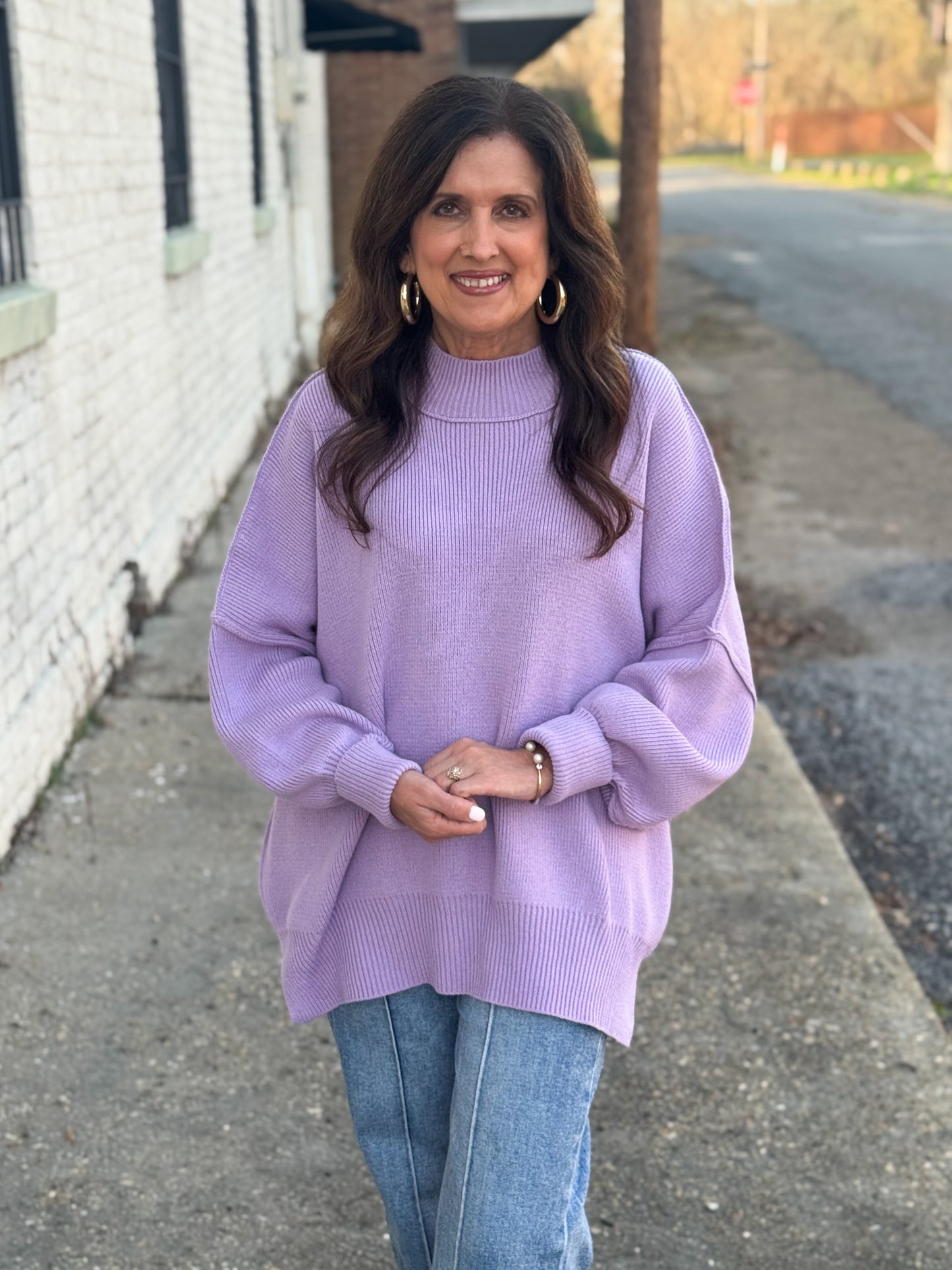 What I Want Sweater LAVENDER