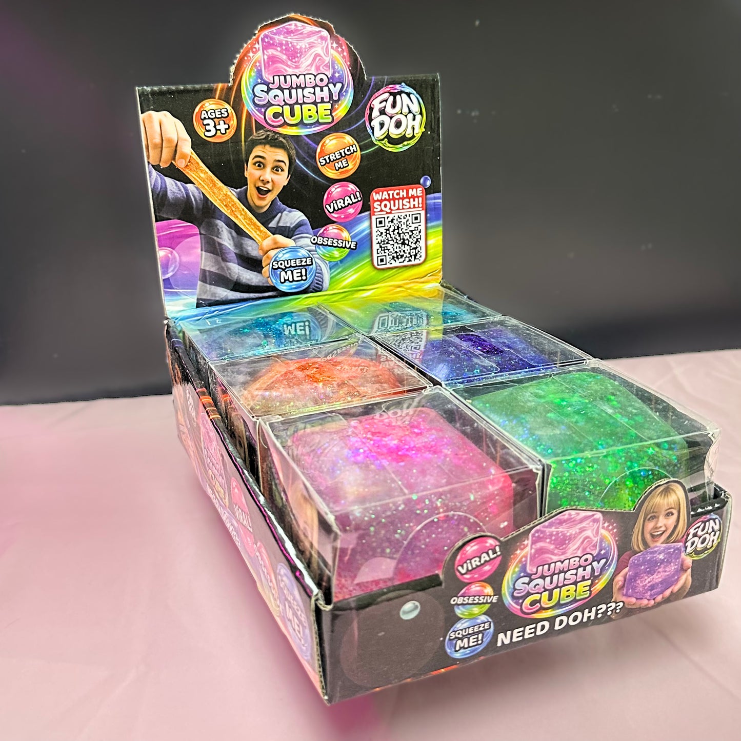 Fun Doh Jumbo Squishy Cube
