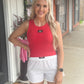Lulu Mac Solid Tank RED
