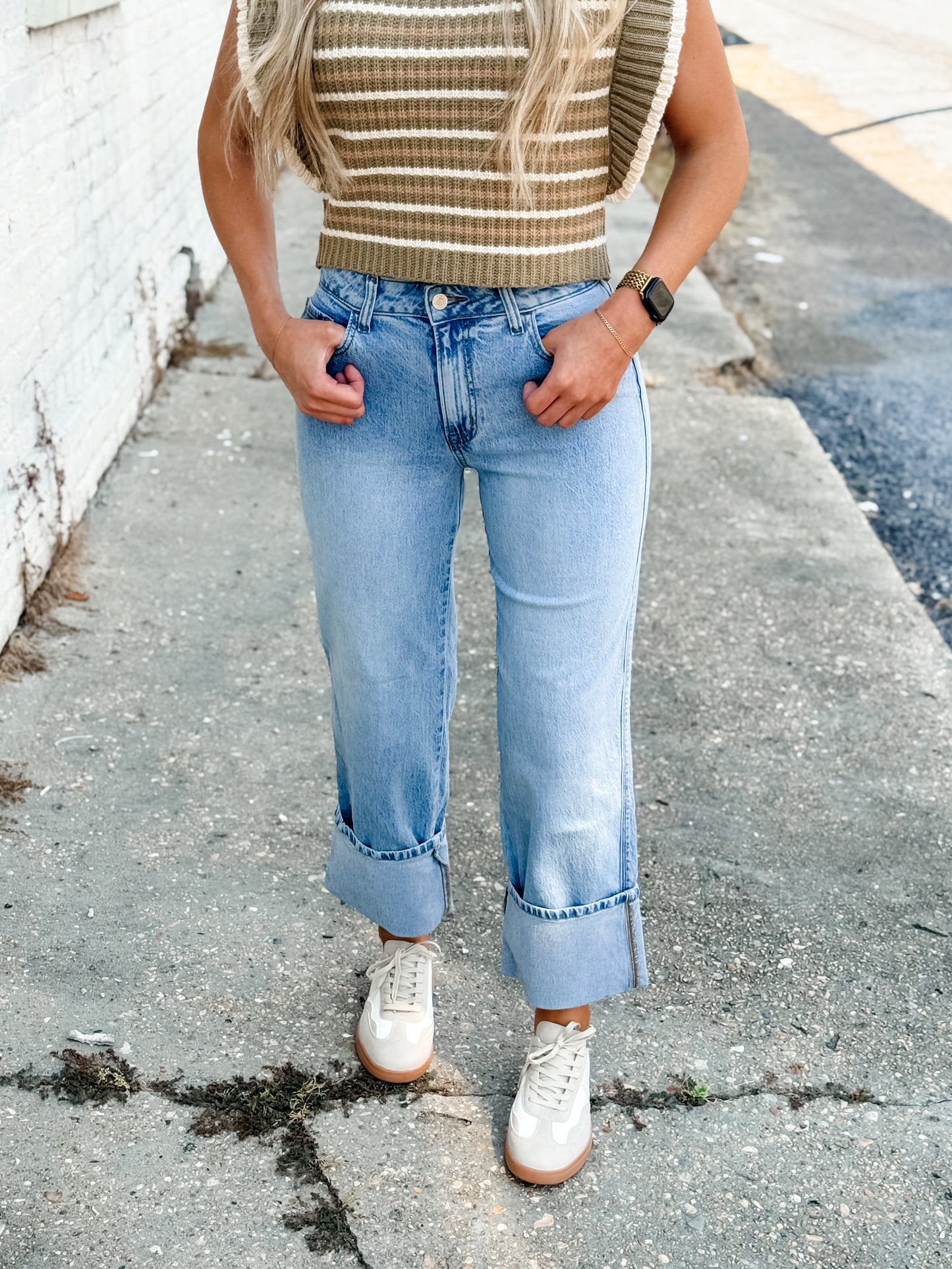 Playin’ For Keeps Cuff Jean