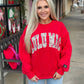 Lulu Mac Red Camo Sweatshirt