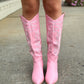 Queen Dolly Western Boots PINK