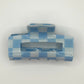 Blue Checkered Clip