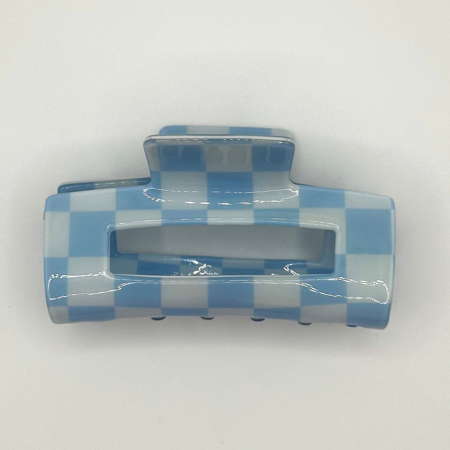 Blue Checkered Clip